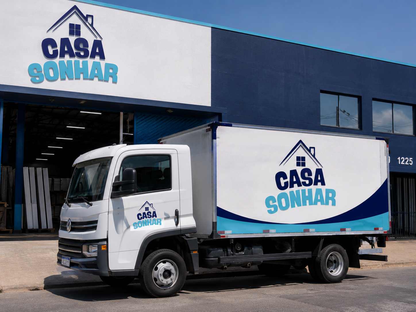 Van de entregas Casa Sonhar